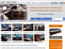 Tablet Screenshot of controlroomsusa.com